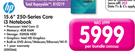 HP 15.6" 250-Series Core i3 Notebook