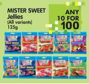 Mister Sweet Jellies(All Variants)-10x125g