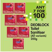Deoblock Toilet Sanitiser(All Variants)-7x200g
