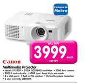 Canon Multimedia Projector LV-S300
