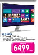 Samsung 27" Curved LED Monitor