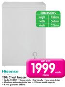 Hisense 130L Chest Freezer H130CF
