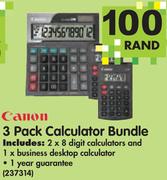 Canon 3 Pack Calculator Bundle