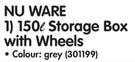 Nu Ware 150L Storage Box With Wheels