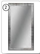 Framed 400x800mm Mirror