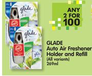 Glade Auto Air Freshener Holder And Refill(All Variants)-2x269ml