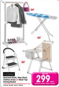 Home Garment Rack, Step Stool,Clothes Dryer Or Mesh Top Ironing Board-Each