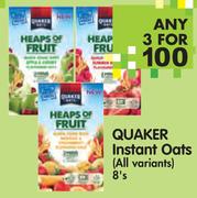 Quaker Instant Oats(All Variants)-3x8's