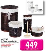 Accent 5 Piece Laundry Set-Per Set