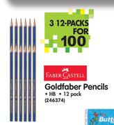 Faber Castell HB Goldfaber Pencils-12 Pack
