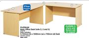 Platinum Basic Office Desk Suite(1, 2 & 3)