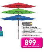 Terrace Leisure 3m Santorini Standard Umbrella-Each