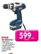 Ryobi 18V Drill Driver CD-18
