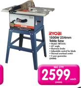 Ryobi 1500W 254mm Table Saw HBT255L