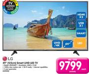 LG 49" UHD Smart LED TV 49UF680T
