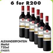 Alexanderfontein Merlot-6x750ml