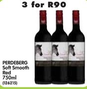 Perdeberg Soft Smooth Red-3x750ml