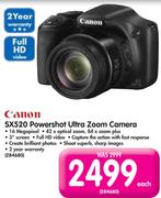 Canon SX520 Powershot Ultra Zoom Camera