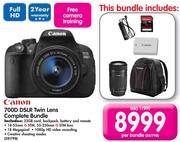 Canon 700D DSLR Twin Lens Complete Bundle-Per Bundle