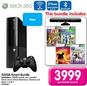 Xbox 360 500GB Kinect Bundle-Per Bundle