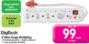 DigiTech 8 Way Surge Multiplug-Each