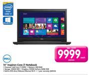 Dell 14" Inspiron Core i7 Notebook
