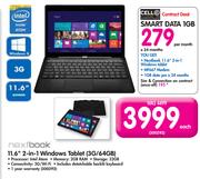 Nextbook 11.6" 2-In-1 Windows Tablet 3G/64GB