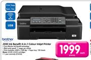 Brother J200 Ink Benefit 4-In-1 Colour Inkjet Printer