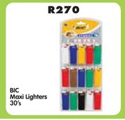 BIC Maxi Lighters-30's Pack