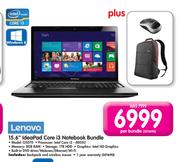 Lenovo 15.6" IdeaPad Core i3 Notebook Bundle G5070-Per Bundle