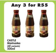 Castle Marinades(All Variants)-3x500ml