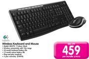 Logitech Wireless Keyboard And Mouse MK270-Per Bundle
