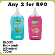 Radox Body Wash (All Variants)-2 x 750ml