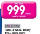 Gino De Vincy Prism 4 Wheel Trolley-70cm Each