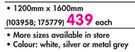 Finishing Touches Aluminium Venetian Blind-1200mm x 1600mm Each