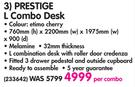 Prestige L Combo Desk-Per Combo