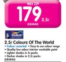 Dulux 2.5Ltr Colours Of The World-Each