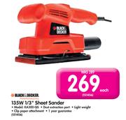 Black & Decker 135W 1/3" Sheet Sander KS300-QS-Each
