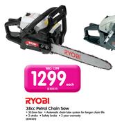 Ryobi 38cc Petrol Chain Saw