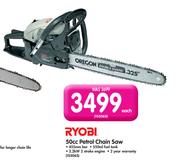 Ryobi 50cc Petrol Chain Saw
