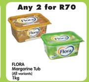 Flora Margarine Tub(All Variants)-2 x 1Kg