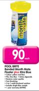 Pool Brite Banded Month Mate Floater + Xtra Blue