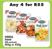 Werda Salad(All Variants)-4x405g Or 420g