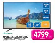 Hisense 40"(102cm) Smart Full HD LED TV 40K22PW