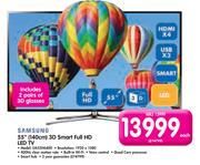 Samsung 55"(140cm) 3D Smart Full HD LED TV UA55H6400