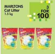 Marltons Cat Litter-3x1.5kg