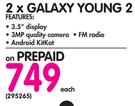 2x Samsung Galaxy Young 2-Each