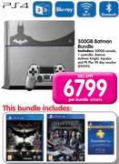 PS4 500GB Batman Bundle-Per Bundle