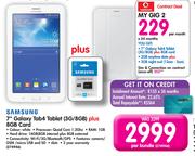 Samsung 7" Galaxy Tab 4 Tablet (3G/8GB)+8GB Card-Per Bundle