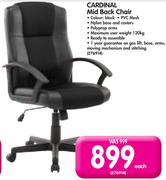Cardinal Mid Back Chair-Each